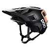 POC Uniseks Volwassene Kortal Helm, Uranium Zwart/Licht Citrine Oranje Mat, M-L (55-58cm)