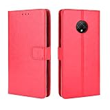 BaiFu Cover per Doogee X95, Custodia Portafoglio Pelle Sintetica con TPU, Supporto Stand, Slot per Schede e Protezione Integrale Adatto per Doogee X95 Cellulare, Rosso