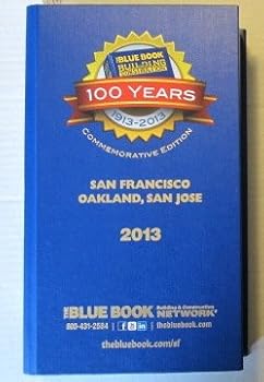 Hardcover THE BLUE BOOK BUILDING AND CONSTRUCTION San Francisco, Oakland, San Jose 2013.. Book