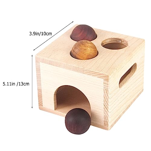 Toyvian Brinquedos De Bater Uma Bola Brinquedos De Martelo E Queda De Bola Brinquedos De Madeira Pun
