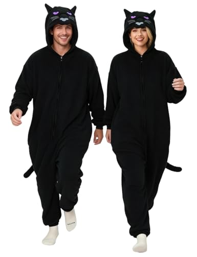 ANPRWZ Adult Leopard Onesie Costume Halloween Christmas Cosplay Costume Women Men