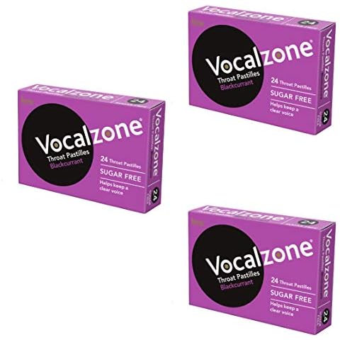 Vocalzone Sugar Free Throat Pastilles for Sore Throats Cover