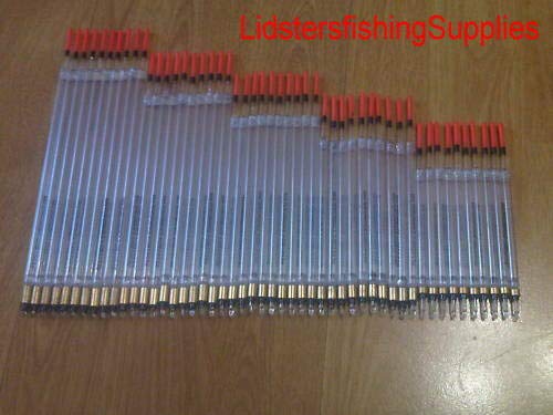 50 Surtidos Cargados Pesca Carpa Coarse Grueso Waggler Floats Venta al por mayor WOW