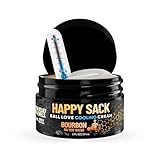 Derm Dude Happy Sack Ball Deodorant & Anti-Chafing Cream for Men | Bourbon Scent | Cooling Groin & Private Parts Lotion for Odor Control | Aluminum-Free DeoPlex Formula – 2oz