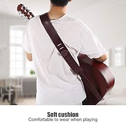 Uxsiya Ceinture de guitare Soft Pad, amoureux des musiciens de sangle de guitare durable. pour les passionnés de guitare pour les guitaristes Étudiants en apprentissage de la guitare Débutants - Les Beatles, Paul McCartney, John Lennon, RIngo Starr, George Harrison Uxsiya Ceinture de guitare Soft Pad, amoureux des musiciens de sangle de guitare durable. pour les passionnés de guitare pour les guitaristes Étudiants en apprentissage de la guitare Débutants – Image 4