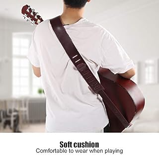 Uxsiya Ceinture de guitare Soft Pad, amoureux des musiciens de sangle de guitare durable. pour les passionnés de guitare pour les guitaristes Étudiants en apprentissage de la guitare Débutants - Les Beatles, Paul McCartney, John Lennon, RIngo Starr, George Harrison Uxsiya Ceinture de guitare Soft Pad, amoureux des musiciens de sangle de guitare durable. pour les passionnés de guitare pour les guitaristes Étudiants en apprentissage de la guitare Débutants – Image 4