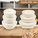120pcs Shower Caps for Sourdough Bread, Reusable Bowl Covers for Proofing, Plastic Bread Covers With Elastic