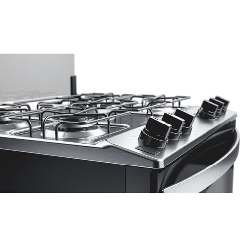 Fogão Brastemp 5 Bocas Cor Inox Com Turbo Chama – BFS5GDR 110V