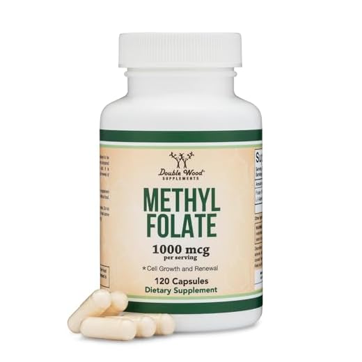 Double Wood 1000 mcg Methylfolate Capsules