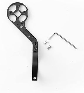 Mountain Road Bicyle Code Table Extension Bracket Holder for Garmin Bryton Cateye Code Table Adapter Extension Bracket (Black)