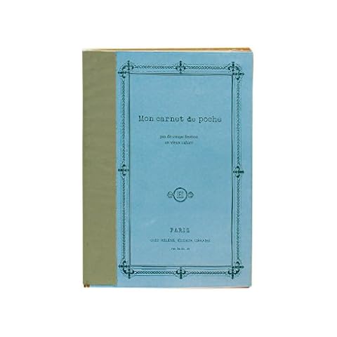 Time Concept Rough B6 Diary Notebook - 5" x 7", 288 Pages - Old Book Vintage Style, Composition Journal Cover