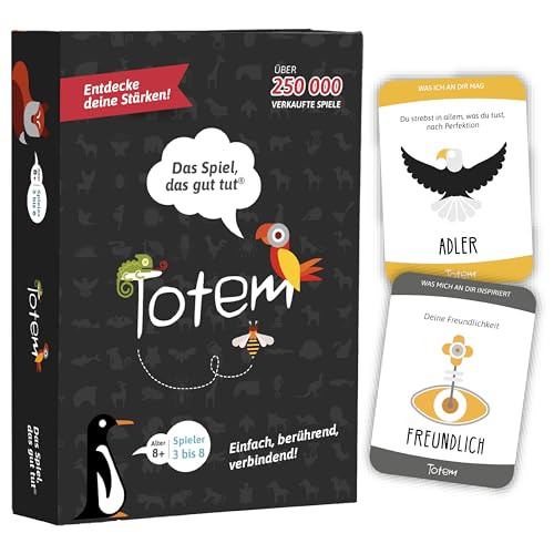 Totem – Das Spiel, das gut TUT | Kartenspiel für Erwachsene & Kinder – Team Building, Coaching, Therapie & Familienzeit | Fördert Selbstwertgefühl & emotionale Intelligenz (Originalausgabe Deutsch)