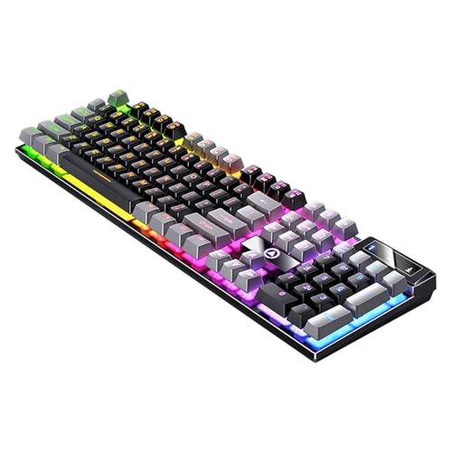 Teclado Gamer Lovskoo USB-C QWERTY RGB