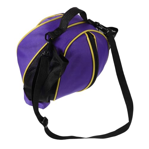 Yardwe Rugby Single Shoulder Backpack Oxford Sports Bag for Men Large Storage for Basketball Soccer Volleyball Convenient Side Pockets for Easy Access Stylish Design