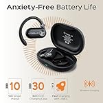 TREBLAB X-Open - True Open Ear Wireless Earbuds, Lightweight Comfort, Behind-Ear Fit, Immersive Sound, Dual Mic for Calls, 40H Playtime, Bluetooth Headphones Open Ear for Sports, Workout, Running - Image 4