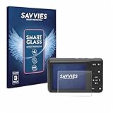 Savvies 3 Stück Panzer Schutz Glas für Kodak Pixpro FZ55 9H Schutzfolie, Glas-Folie, Klar, Blasenfrei, Anti-Fingerabdruck, Stoßfest, Bildschirmschutz
