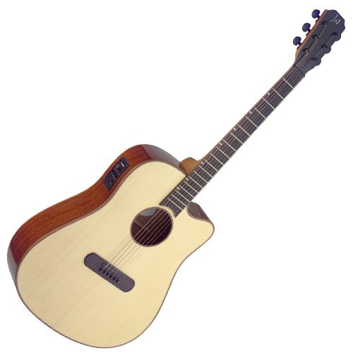 James Neligan 25020770 LIS-DCFI CW-Solid Spruce Maho Dread eléctrica Guitarra