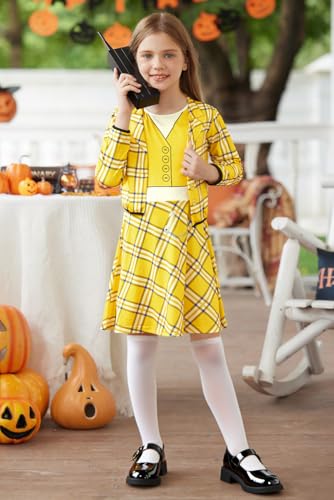 Image of BesserBay Halloween Girls Costume Schoolgirl Skirts 3PCS Sets 4-14 Years