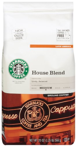 StarbucksHouse Blend, 20-Ounce Bags (Pack of 2)