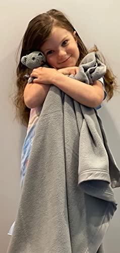 Grey Blanket with Snuggle Buddy