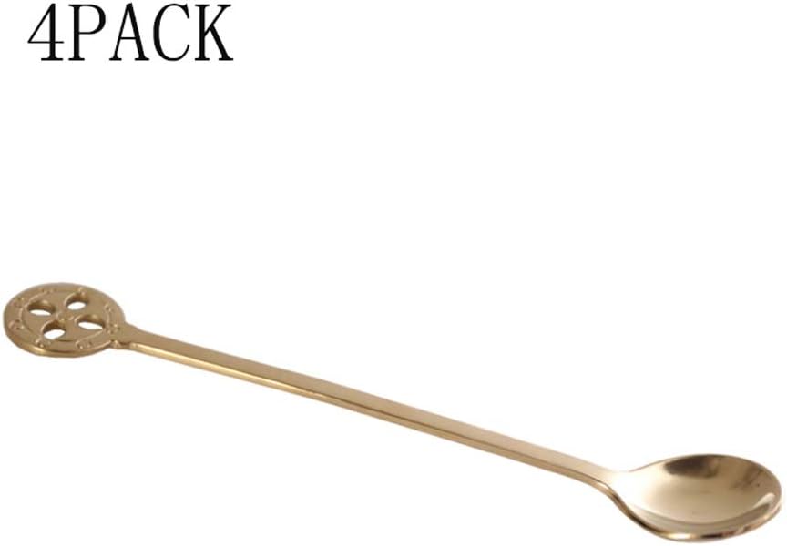 Fine Spoons Simple Stainless Steel Coffee Stirring Spoon Dessert Spoon ice Cream Spoon Children's Small Spoon Yogurt Soup Spoon Soup Spoons