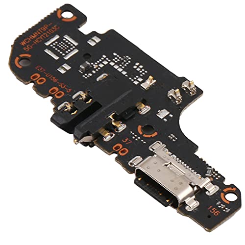 Compatible con Xiaomi Mi 10T Lite 5G / Redmi Note 9 Pro 5G / M2007J17G M2007J17C Flat Flex sub Board Dock Micro USB Jack Puerto Entrada USB para conector cable carga + micrófono Sync datos