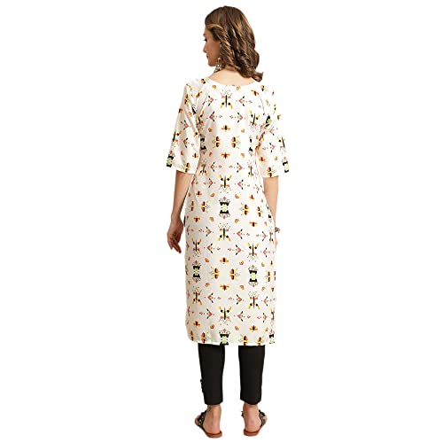 Image of Pinkmint Women's Crepe Digital Print Straight Kurta [Pack of 4]