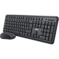 Trust Ymo Set Tastiera e Mouse Wireless, Layout Italiano QWERTY, per PC/Laptop/Notebook...