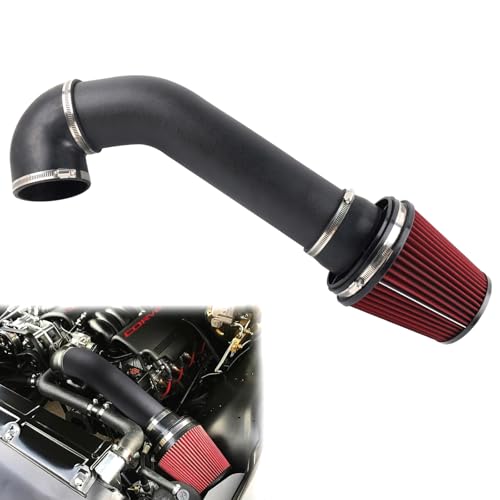 RiAiCiING 4'' LS Swap Cold Air Intake Kit, Universal Fit, Compatible with LS1 LS2 LSX LQ4 LQ9 Restomod A-Body G-Body Camaro Chevelle GTO Monte Carlo Caprice