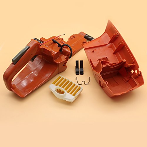 Tanque de combustible manija trasera cilindro motor filtro de aire cubierta clip para Husqvarna 365 371 372 XP 372XP 362 Motosierra