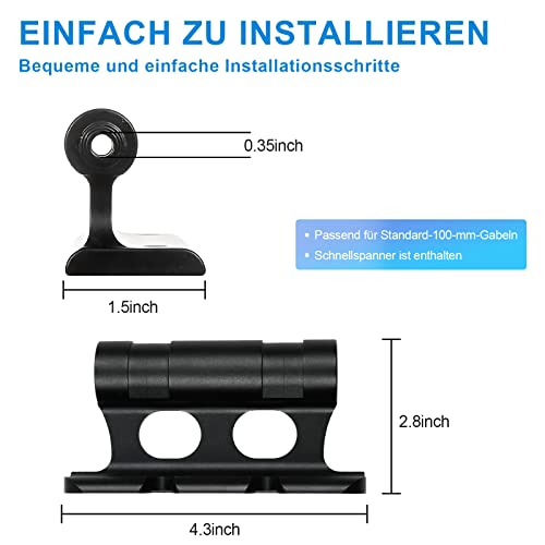 Fahrrad Gabelhalterung, Vielseitiger Fahrradblock, Fahrradgabel aus Aluminiumlegierung