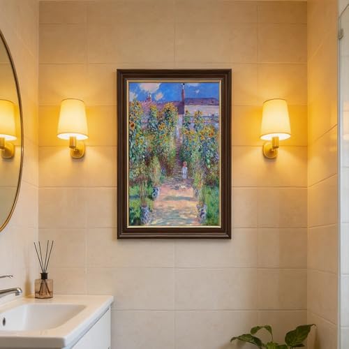 Impression sur toile Monet avec cadre suspendu haute qualité - 7