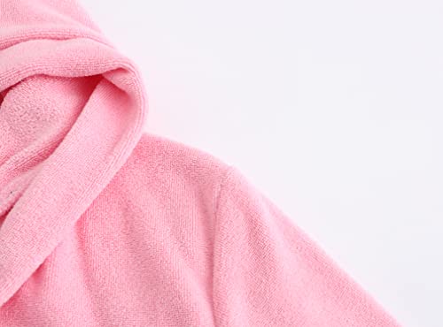 Boys Girls Bathrobe Soft Towel Hooded Robe Terry cloth Turkish Cotton Bathrobe4