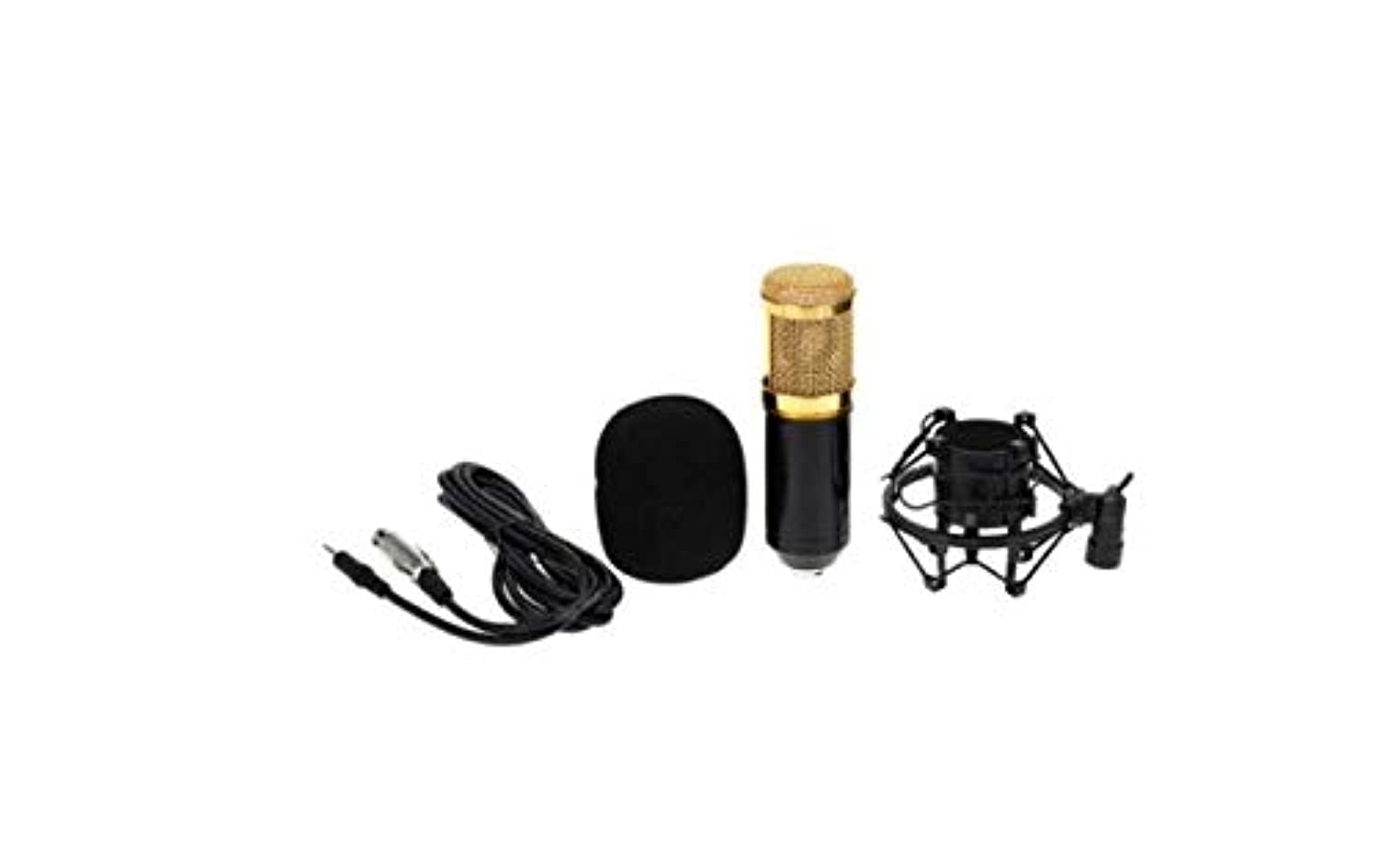 eWINNER BM-800 Sound Recording with Mic Shock Mount 3.5mm Audio Cable Foam Cap for PC Laptop Radio Broadcasting Studio Voice-over Sound Studio Recording