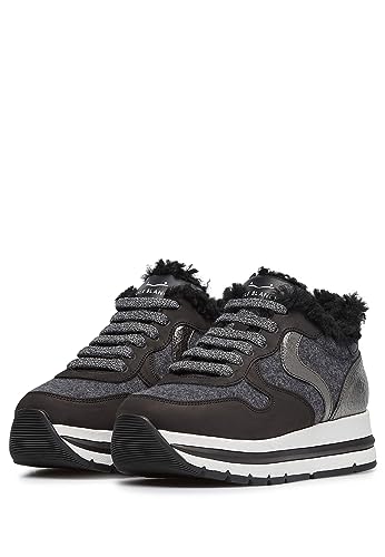 VOILE BLANCHE Women's Maran Shearling Platform Sneakers4