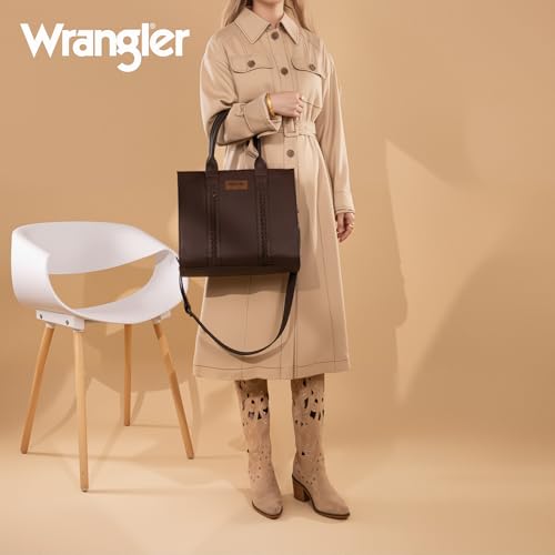 Image of Montana West x Wrangler Tote Bags Purses for Women Work Top-Handle Handbags with Strap