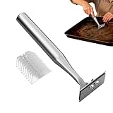 Küchenschaber Werkzeug für den Haushalt,Edelstahl Spülmaschinengeeignetes Haushaltsgerät,Reinigung Mit Schaber Werkzeug | Für Zuhause, Innenbereich, Kochgeschirr, Wand, Aufkleber, Ecken,