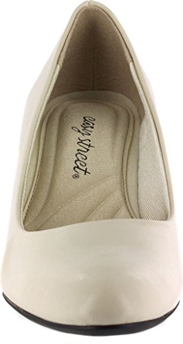 Easy Street womens Fabulous pumps shoes, Bone, 7.5 US4