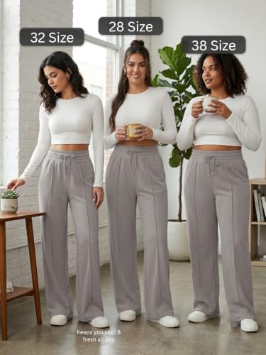 Image of Leriya Fashion Trousers for Woman | Womens High Rise High Waist Flared Korean Style |Joggers for Woman's| Track Pants for Women's Elegant for College & Events (Available in Plus Size)