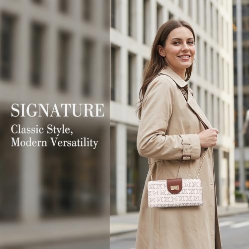 Image of Classic Crossbody Bag for Women, Small Chain Strap Wallet Purse with Phone Compartment & Card Slots