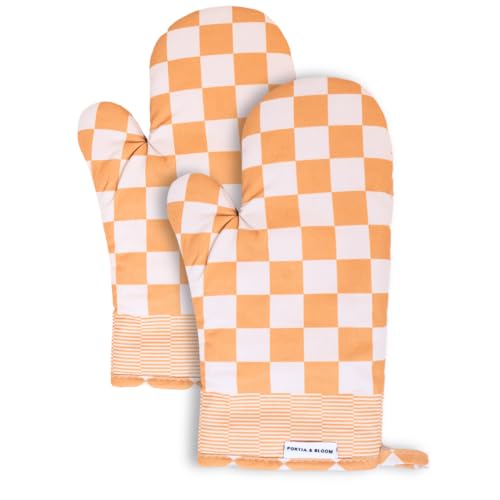 Portia & Bloom Oven Mitts Heat Resistant 12