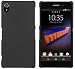 Produktbild mumbi Hülle kompatibel mit Sony Xperia Z2 Handy Hard Case Handyhülle, schwarz