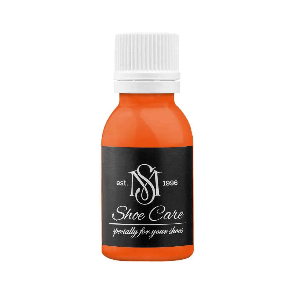 Peinture cuir haute couvrance MAVI STEP rouge orangé 50 ml pour rénover les sneakers