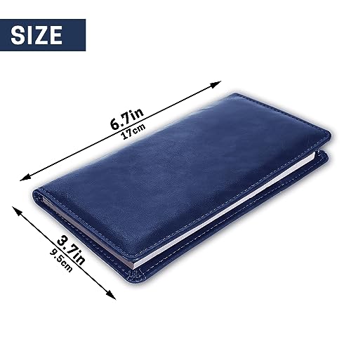 Image of Aurya Leather Checkbook Covers for Personal Checkbook, Checkbook Holder with Free Vinyl Divider, Checkbook Cover for Duplicate Checks for Men and Women