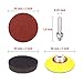 DRILLPRO 120pcs 2 Inch Sanding Discs Pad with 1/4'' Shank Backer Plate and 2pcs Sponge Cushions for Drill Grinder Rotary Tools 60-3000 Grit Sandpapers