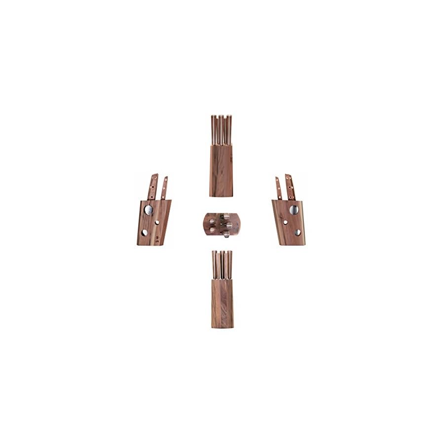 Cangshan-W-Series-6-Piece-German-Steel-Knife-Block-Set-Walnut Cangshan W Series 6 Piece German Steel Knife Block Set, Walnut