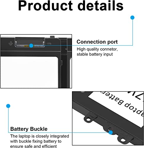 Batterie NGGX5 pour Dell Latitude E5470 E5570 portable - 4