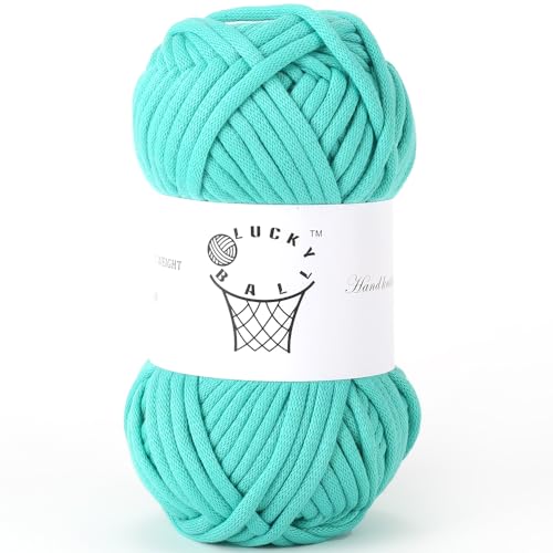 100g Yarn for Crocheting and Knitting,66yds/60m Cotton Yarn for Beginners,Cotton-Nylon