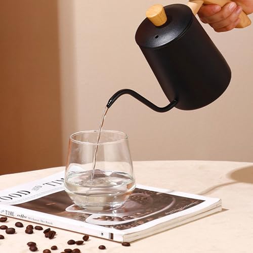 Hervidor de café largo para evitar quemaduras y salpicaduras 5
