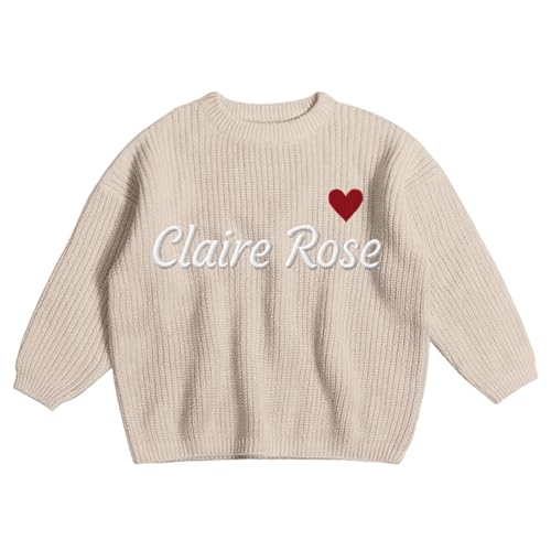 Pull à capuche fille tricot chaud vêtement enfant décontracté